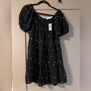 Ann Taylor loft cute polka dot shirt/dress
